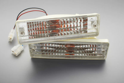 Front Bar Indicator Signal Lights for Nissan Navara D21 (1986-1997) - Pair