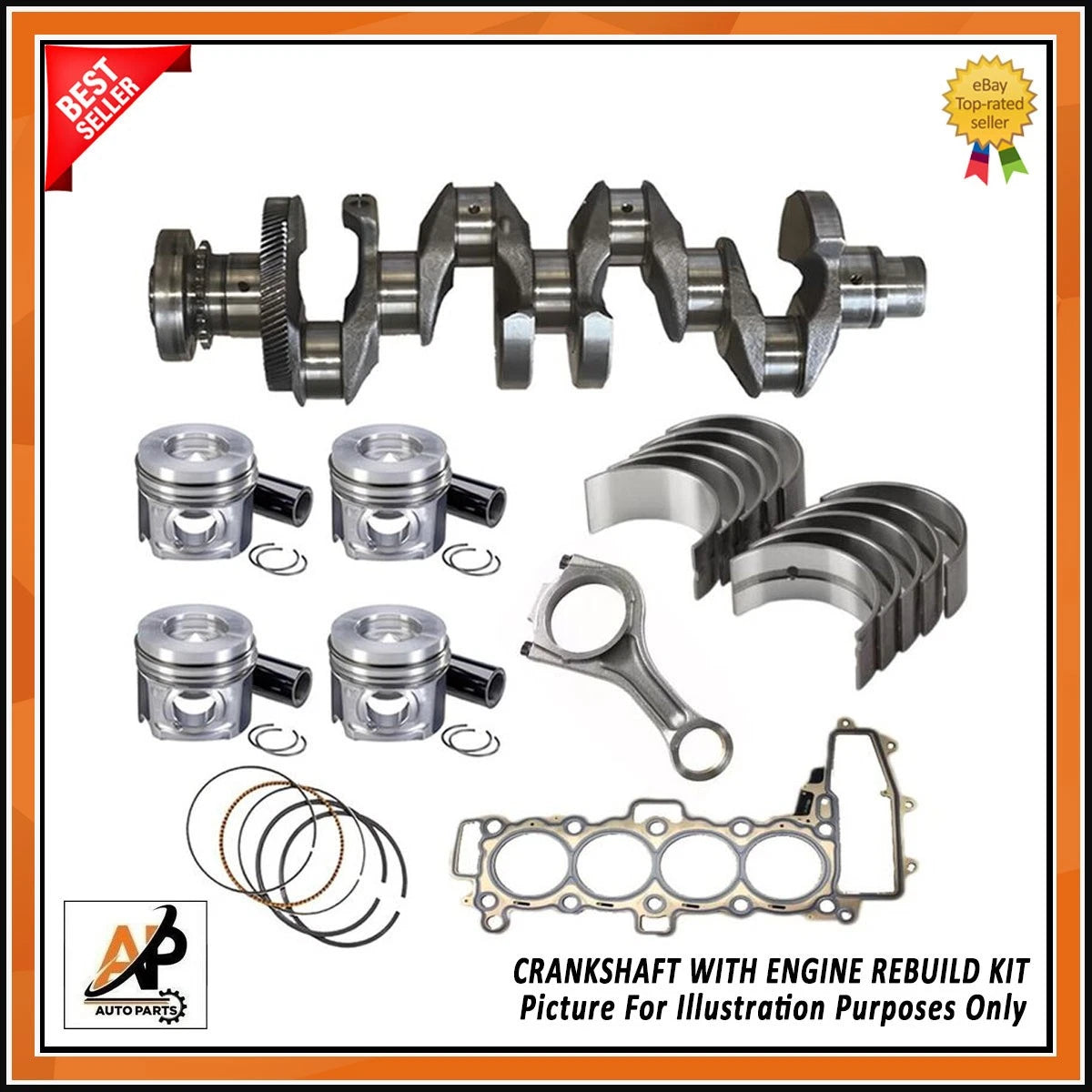 Crankshaft Rebuild Kit for Land Rover Discovery 2.0 Diesel (2008–2014)