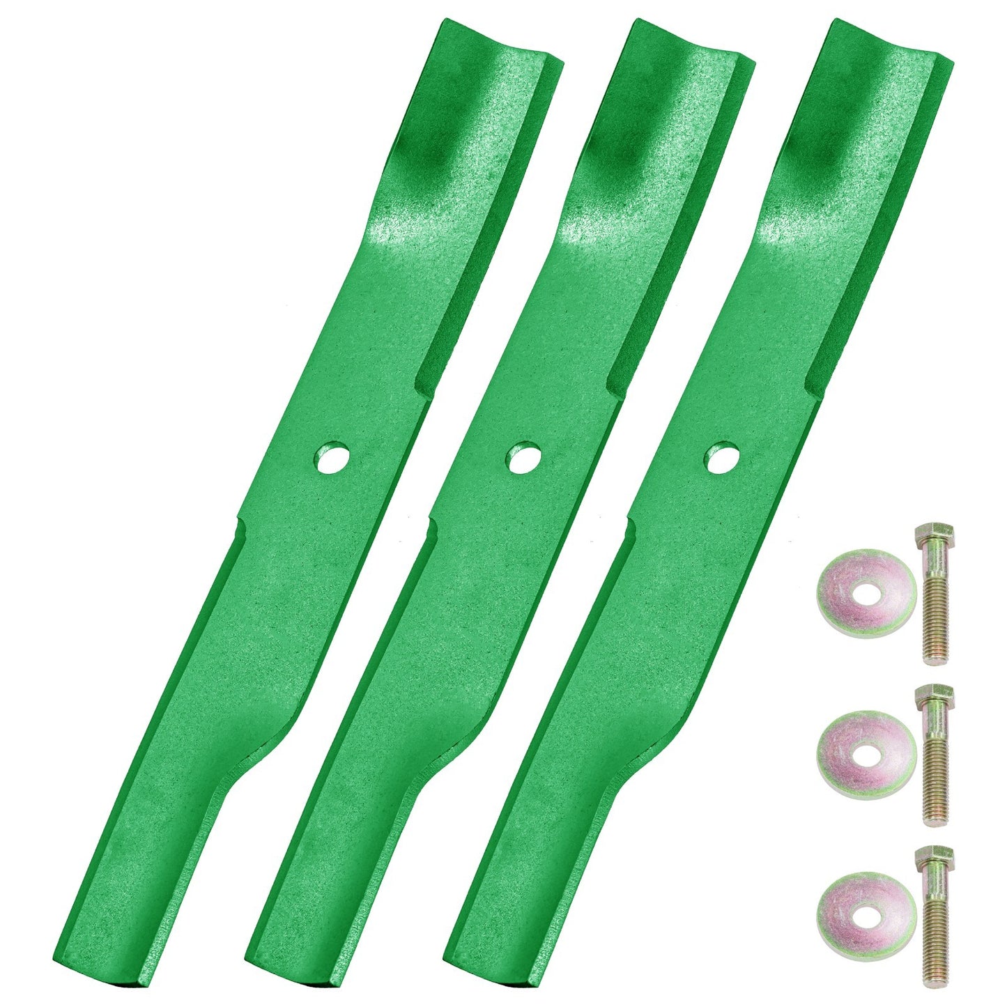 54" Deck Blade with Bolt Replacement for Hustler Deck (2000–2008)