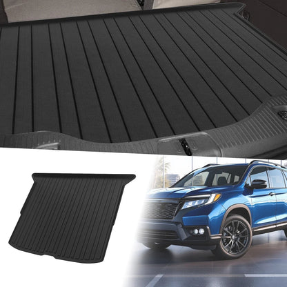 Flat Face Cargo Liner Rear Trunk Mat for Honda Passport (2019-2022) 1 x TPE