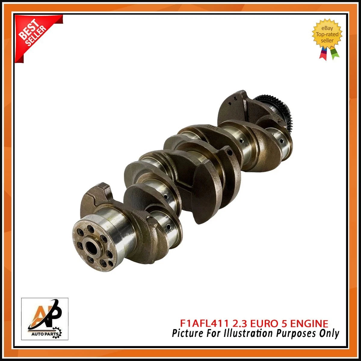 Crankshaft Without Gear Replacement for Mitsubishi Daily 2.3D (Euro5 2006–2012)