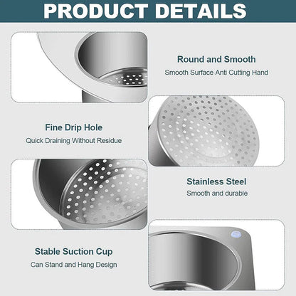 Kitchen Sink Drain Strainer Filter Basket for Fruit Vegetable