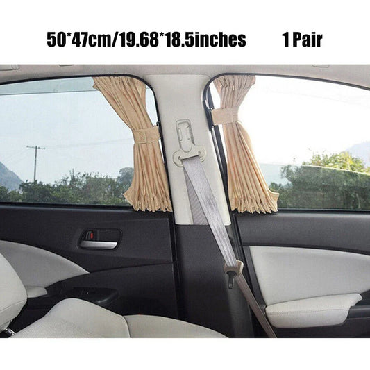 2 x Luxury VIP Auto Car Van SUV Curtain UV Sunshade Visor Kits
