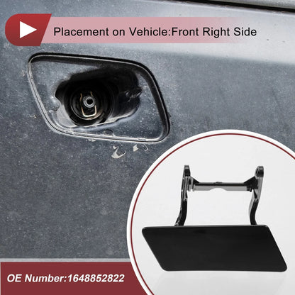 Front Right Washer Nozzle Cover for Mercedes-Benz GL450 (2007-2012) Black