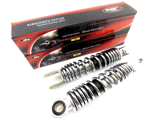 195mm JBS Chrome Rear Shock Absorbers for Yamaha PW50 Peewee