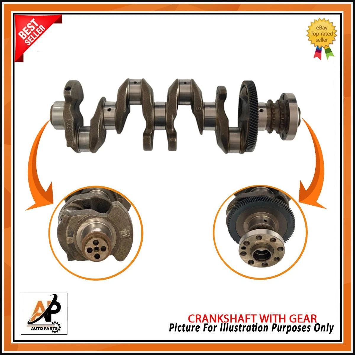 Crankshaft Repair Kit for BMW N47 2.0D Mini Countryman (2010–2016)