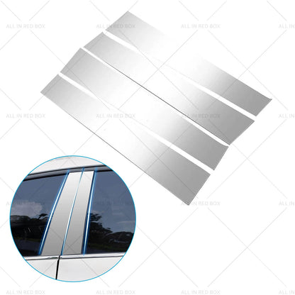 4 x Chrome Pillar Post Trim Covers for Dodge Ram 1500 Quad Cab (2009-2018)