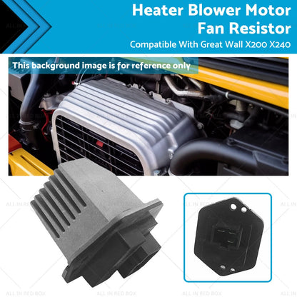Heater Blower Motor Fan Resistor for Great Wall X200 X240 (2010-2015)