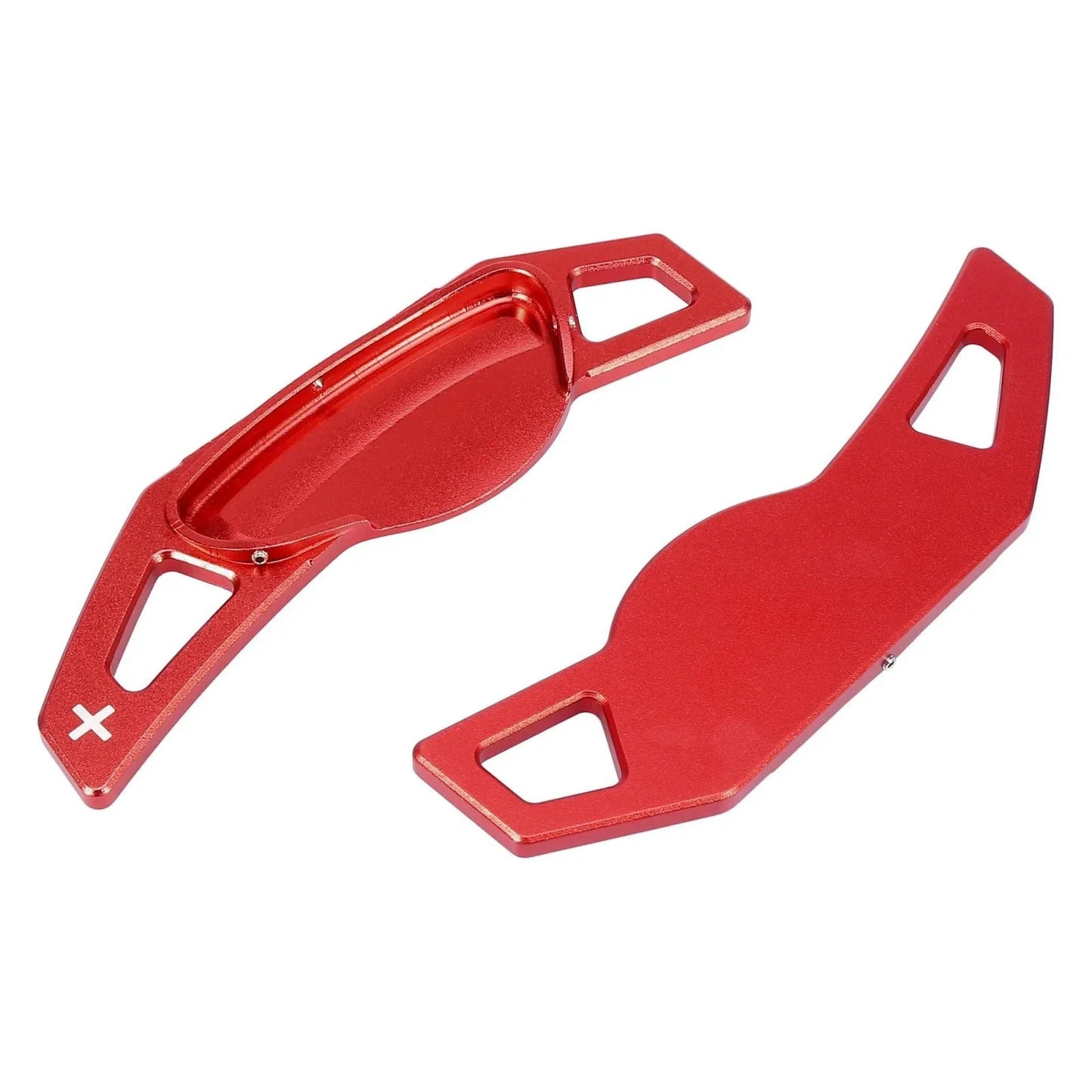 Red Car Steering Wheel Shift Paddle Covers for Smart Fortwo & Forfour (2007-2023)