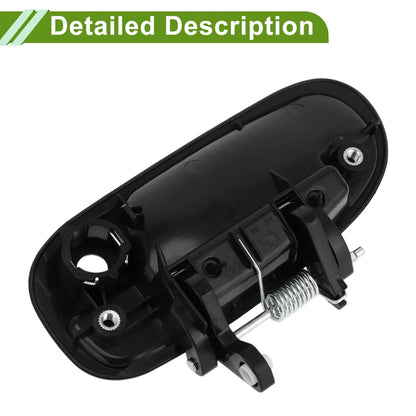 Exterior Door Handle for Honda Civic 1996-2000 Black Front Right Plastic