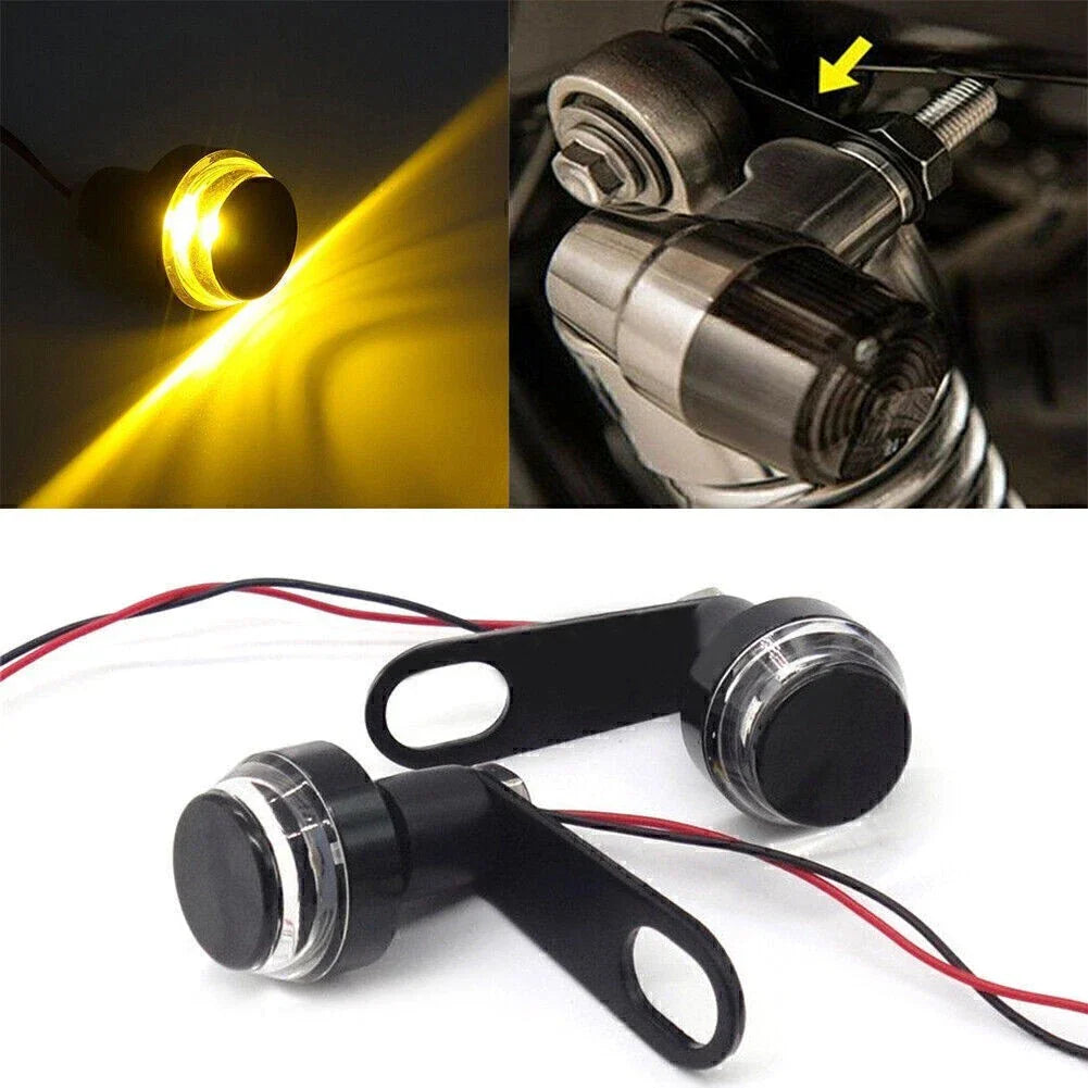 Turn Signal Light & Rear Shock Bracket Relocator for Cafe Racer Motorcycle