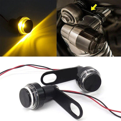 Turn Signal Light & Rear Shock Bracket Relocator for Cafe Racer Motorcycle