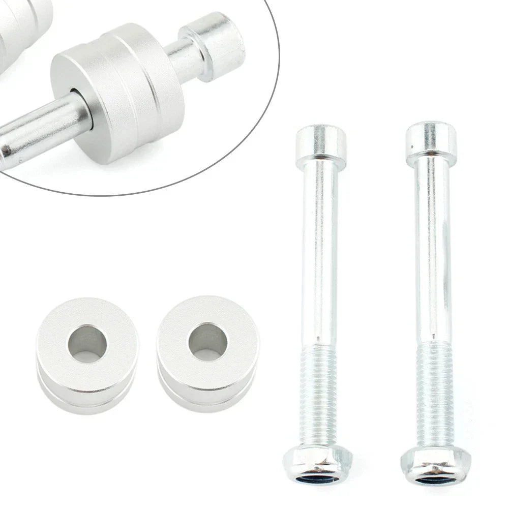 Handle Bar Risers for Ducati Hypermotard 1100 (2007-2009) Silver