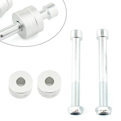 Handle Bar Risers for Ducati Hypermotard 1100 (2007-2009) Silver