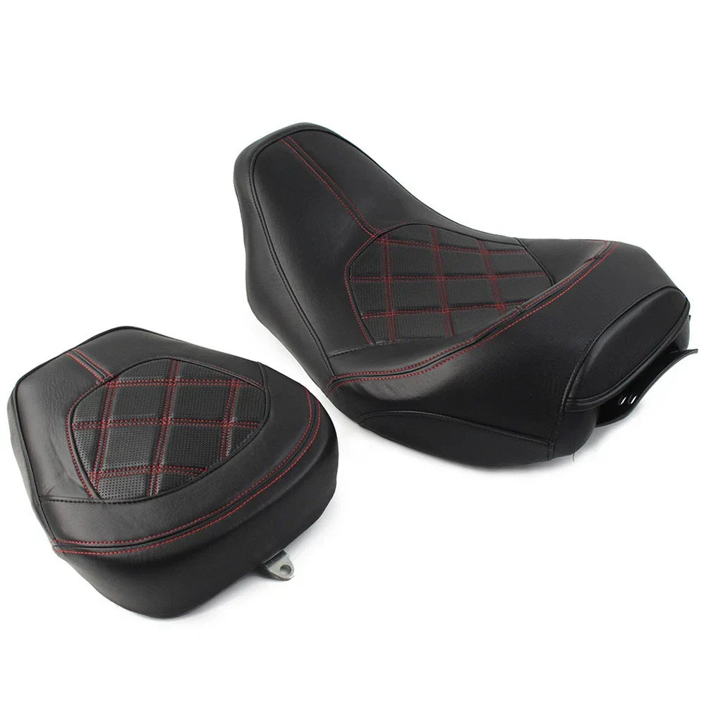 Suture Driver Passenger Seat for Harley Touring Road Glide (2009-2022) Red