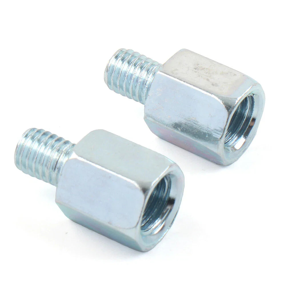 Motorcycle Rear View 10mm to 8mm Mirror Adapter Bolts for Universal