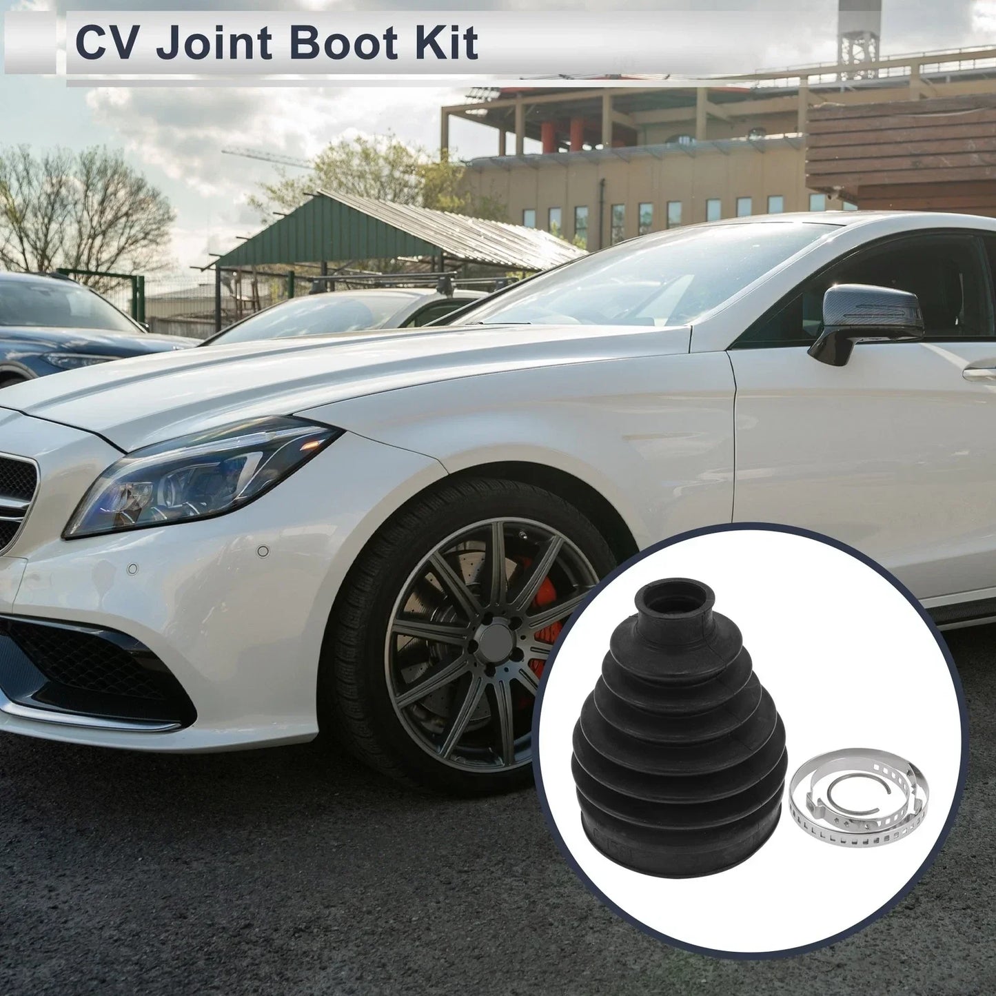 Inner CV Joint Boot Kit with Clamps for Mercedes CLS63 AMG (2006-2011)