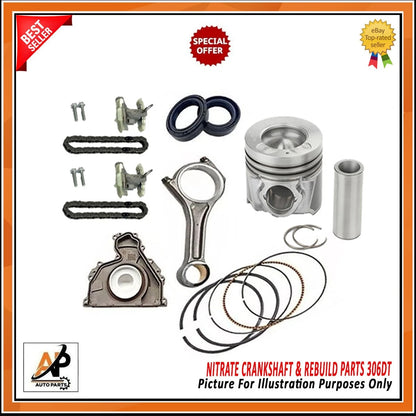 Crankshaft with Engine Rebuild Kit Replacement for Land Rover 3.0 TDV6 (2005–2013)