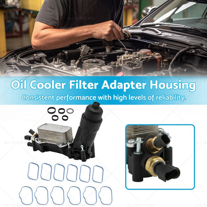Oil Cooler Filter Adapter for 14-17 Chrysler Jeep Dodge Ram 3.6