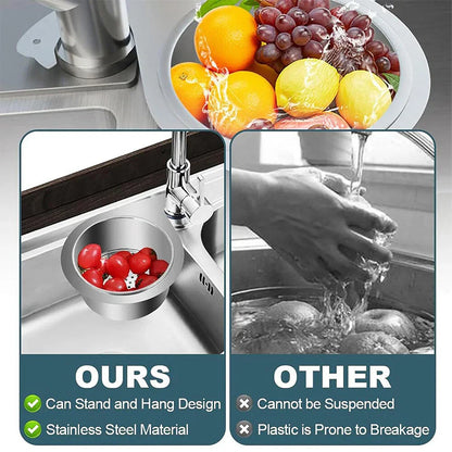 Kitchen Sink Drain Strainer Filter Basket for Fruit Vegetable