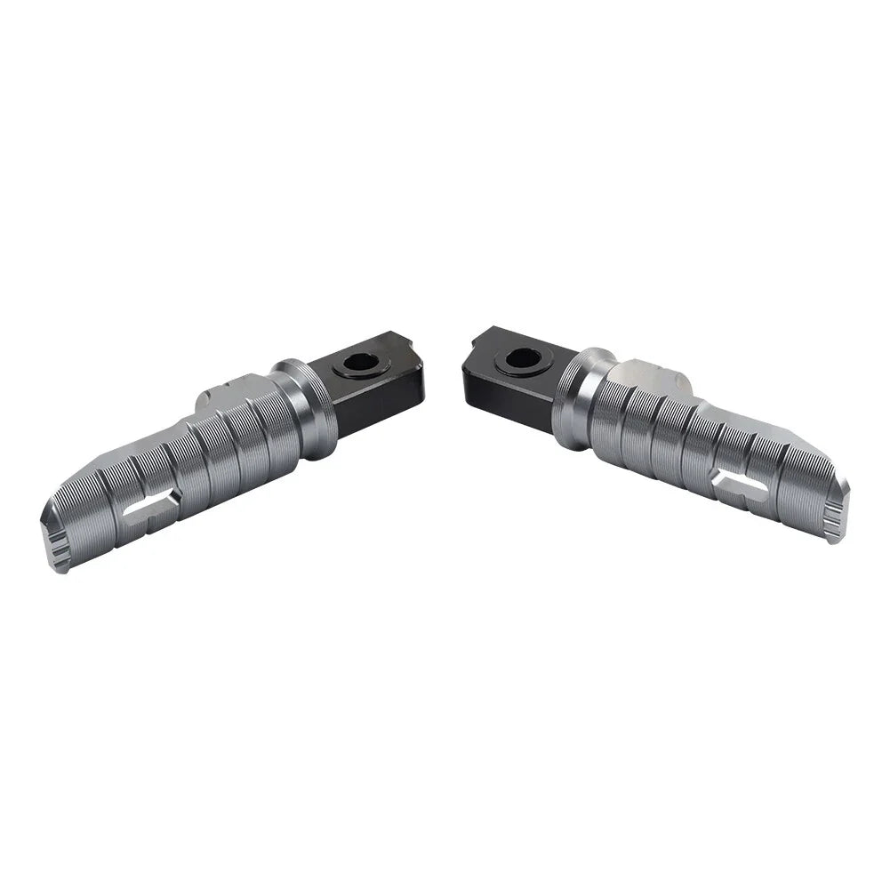 Gray Front Footrest Pegs for Aprilia APR 150 GPR 125 150 250 RS125 Tuono 125