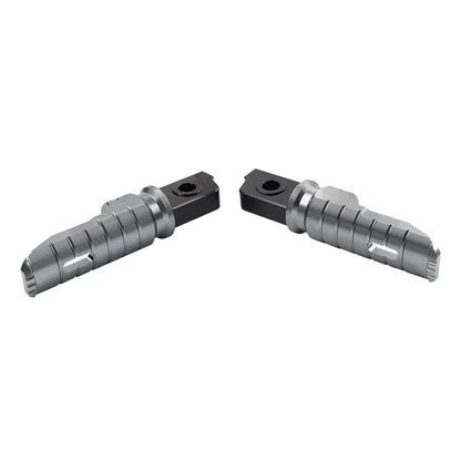 Gray Front Footrest Pegs for Aprilia APR 150 GPR 125 150 250 RS125 Tuono 125