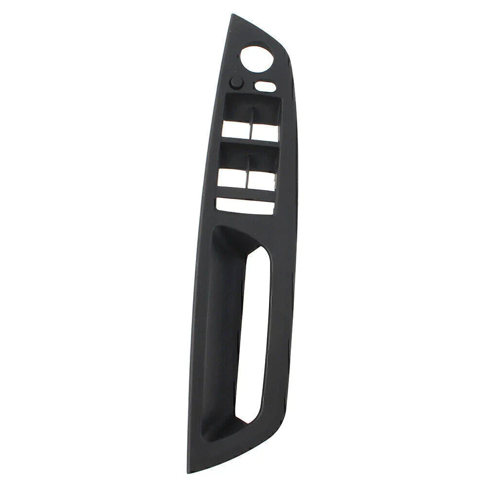 Inner Door Handle Trim Cover for BMW X5 X6 E70 LHD ABS Black (2007-2013)