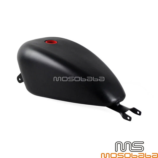 3.3 Gallon Black Gas Fuel Tank Kit for Harley Sportster 1200 & 883 (2004-2023)
