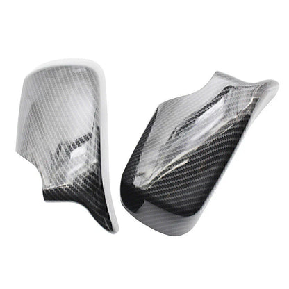Carbon Fiber ABS Front & Rear View Mirror Covers for BMW E46 (1998-2005)