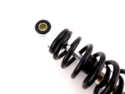 280mm JBS Black/Chrome Rear Shock Absorbers for Yamaha GT80 (1974-1980)
