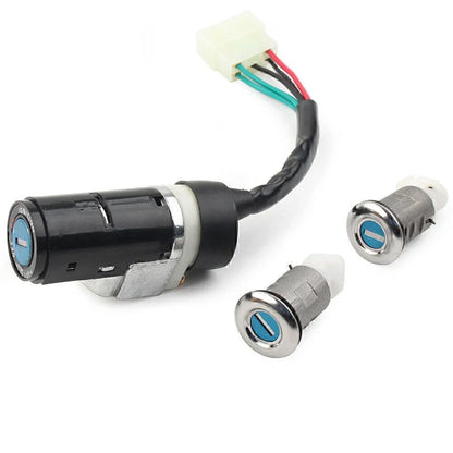 5-Wire Ignition Switch Lock Key Set for GY6 50cc Scooter Moped Motorcycle