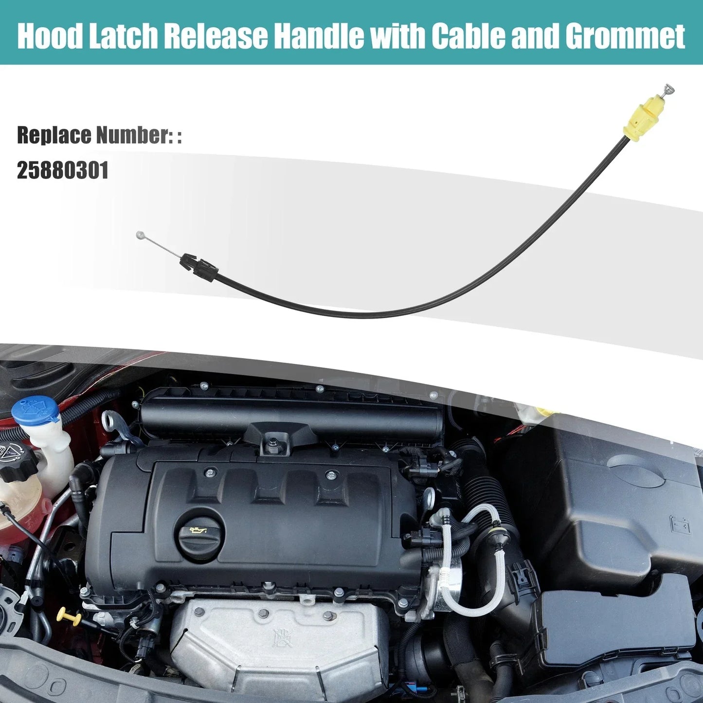 Front Side Door Locking Cable for Chevrolet Silverado 2500 HD (2001-2007)