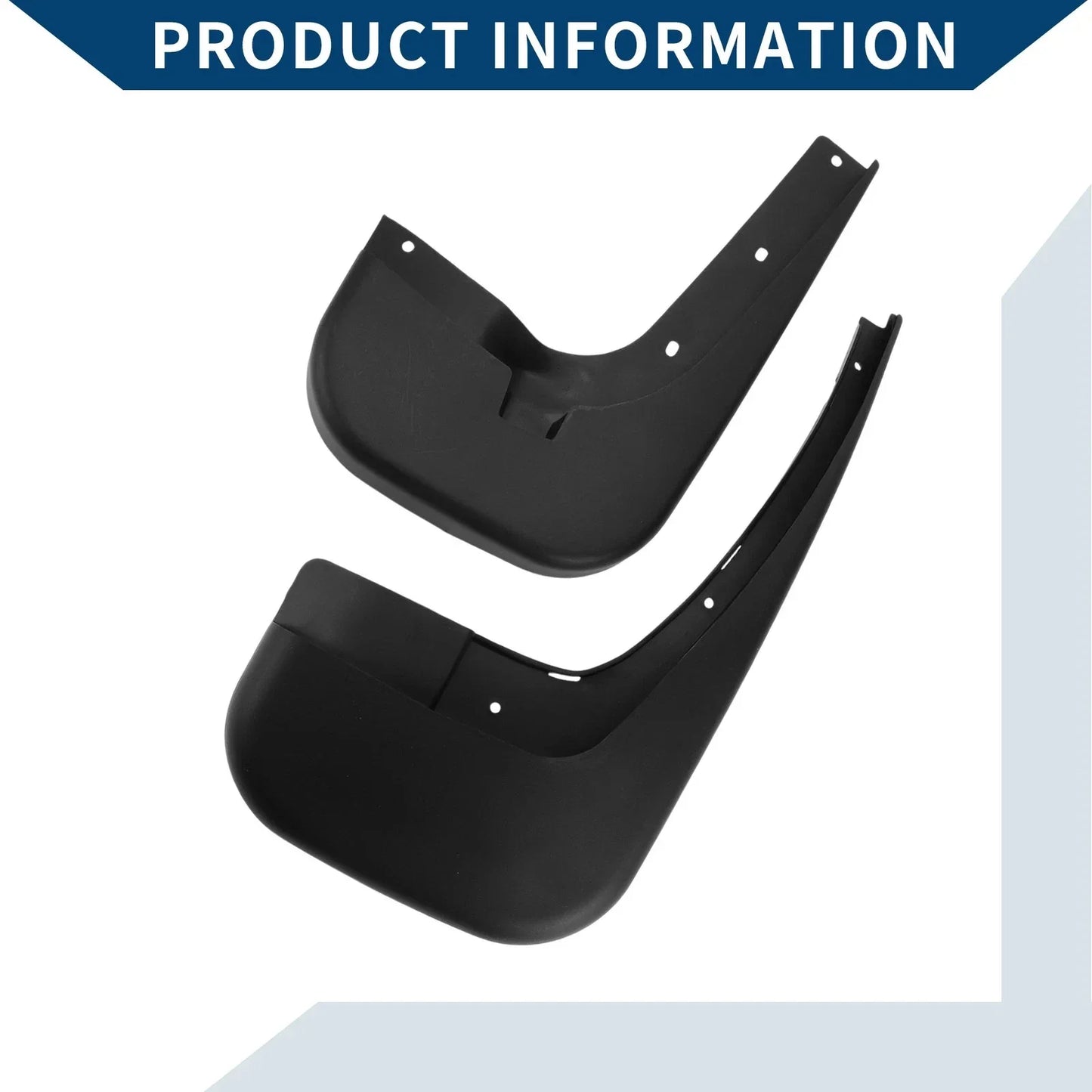 Mud Flaps Splash Guards 1 Set for Mercedes-Benz Viano Vito (2012-2015)