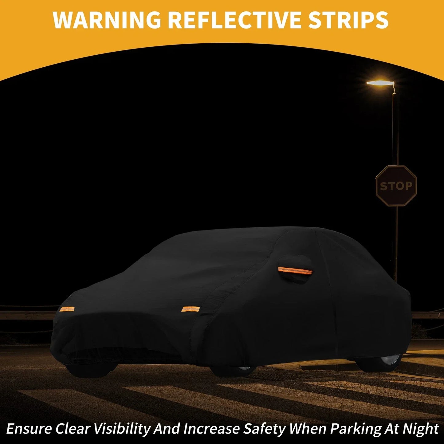 Waterproof All Weather Car Cover for Lexus LS Sedan Black (2018-2023)