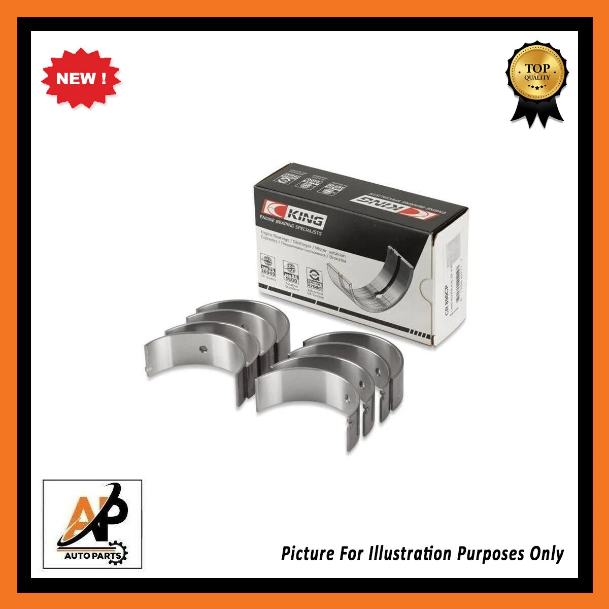 Engine Big End Bearings 0.25 Replacement Set for Mazda Ford 2.0 (2011–2016)