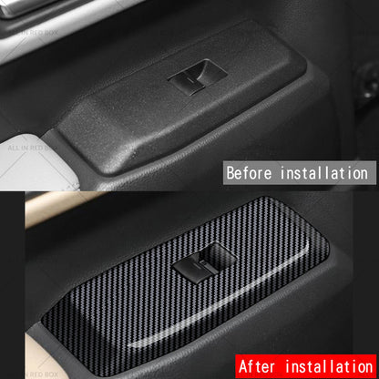 4 x Window Lift Panel Trim ABS Carbon Fiber for Toyota Prado LC250 (2024-2025)