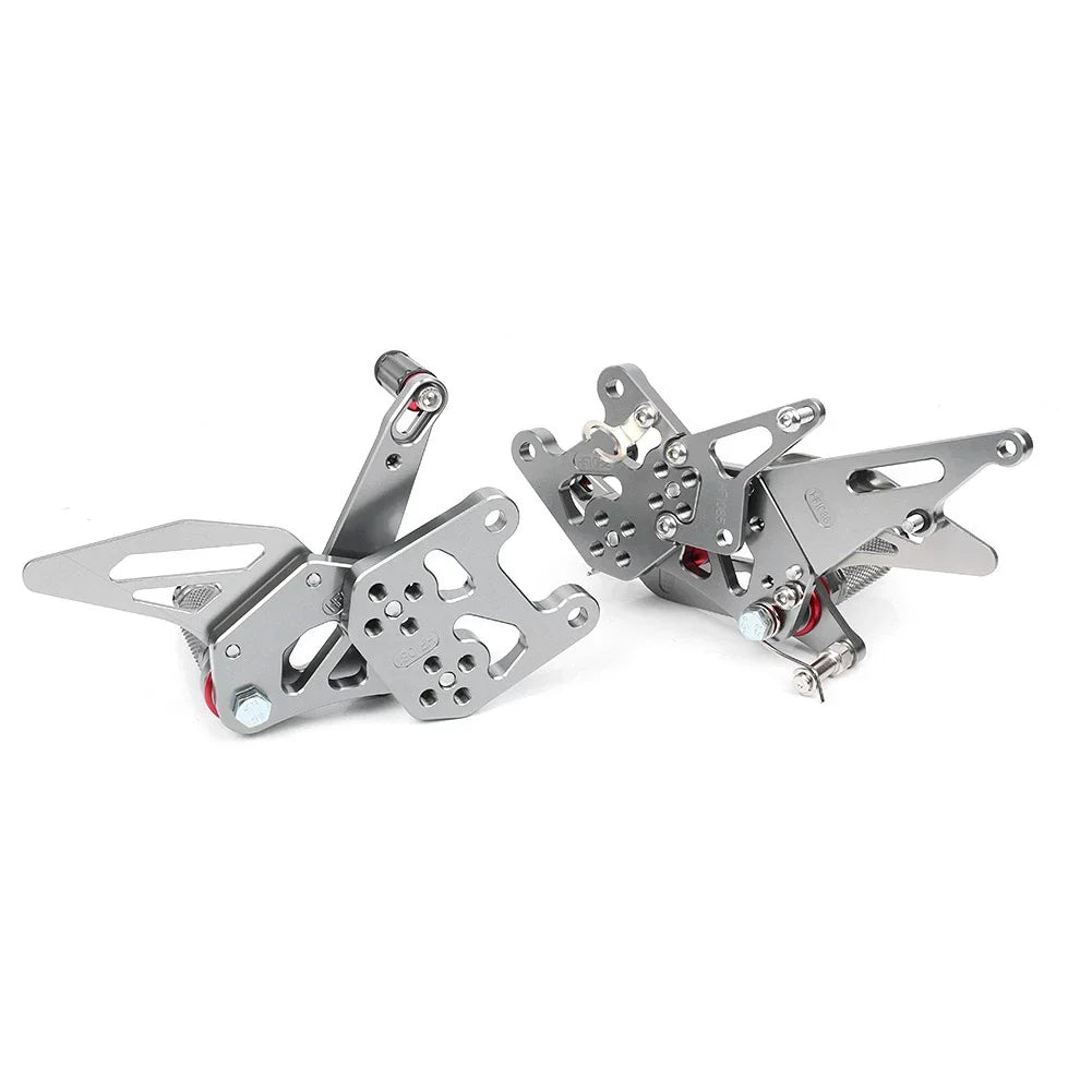 Rear Sets Footpegs for Honda CBR600RR 2009-2018 ( Grey)