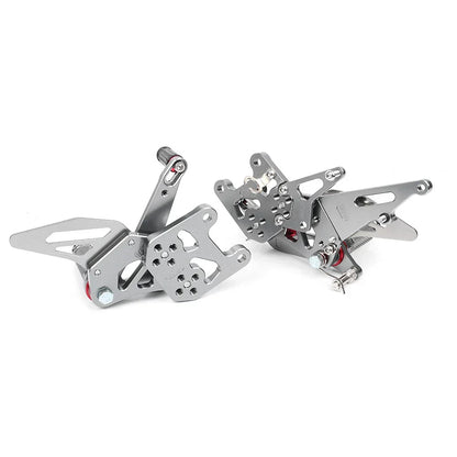 Rear Sets Footpegs for Honda CBR600RR 2009-2018 ( Grey)