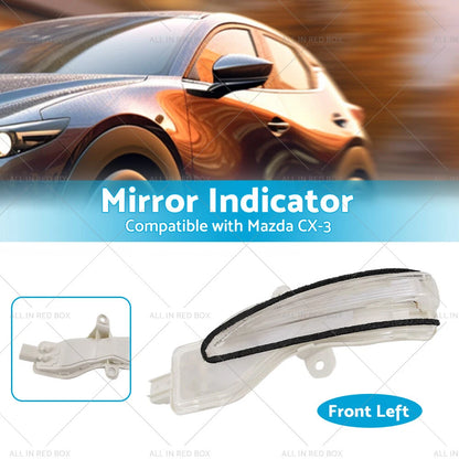 Left Side Mirror Light Indicator for Mazda CX-3 CX3 (2015-2022)