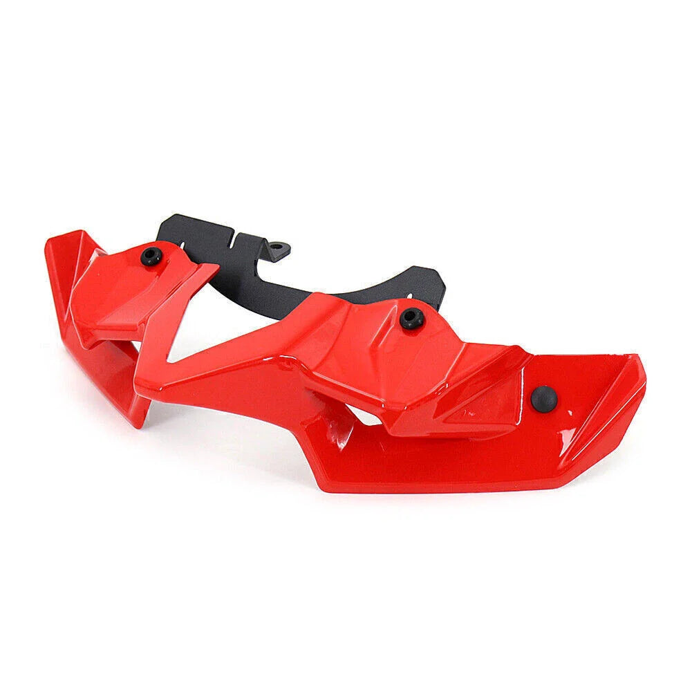 Red ABS Naked Front Spoiler Wing for Kawasaki Z900 (2020-2022)