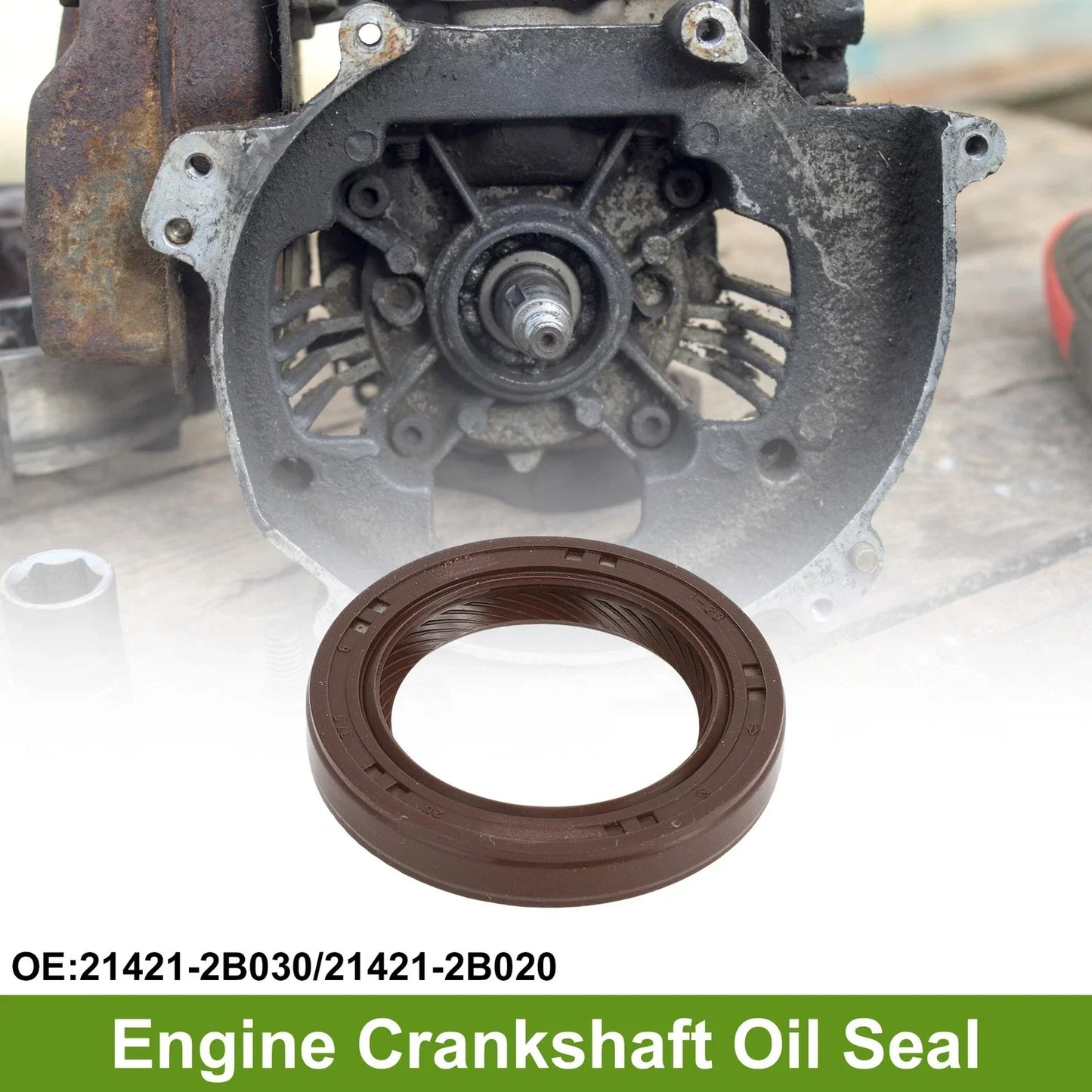 Front Crankshaft Oil Seal for Hyundai Accent Elantra, Kia Optima Rio (2000-2023)