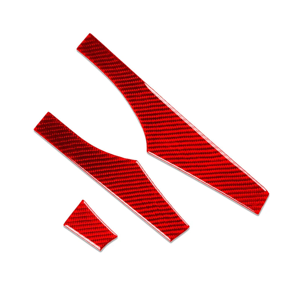 Carbon Fiber Red Interior Door Panel Trim for Hyundai Veloster (2019-2023)