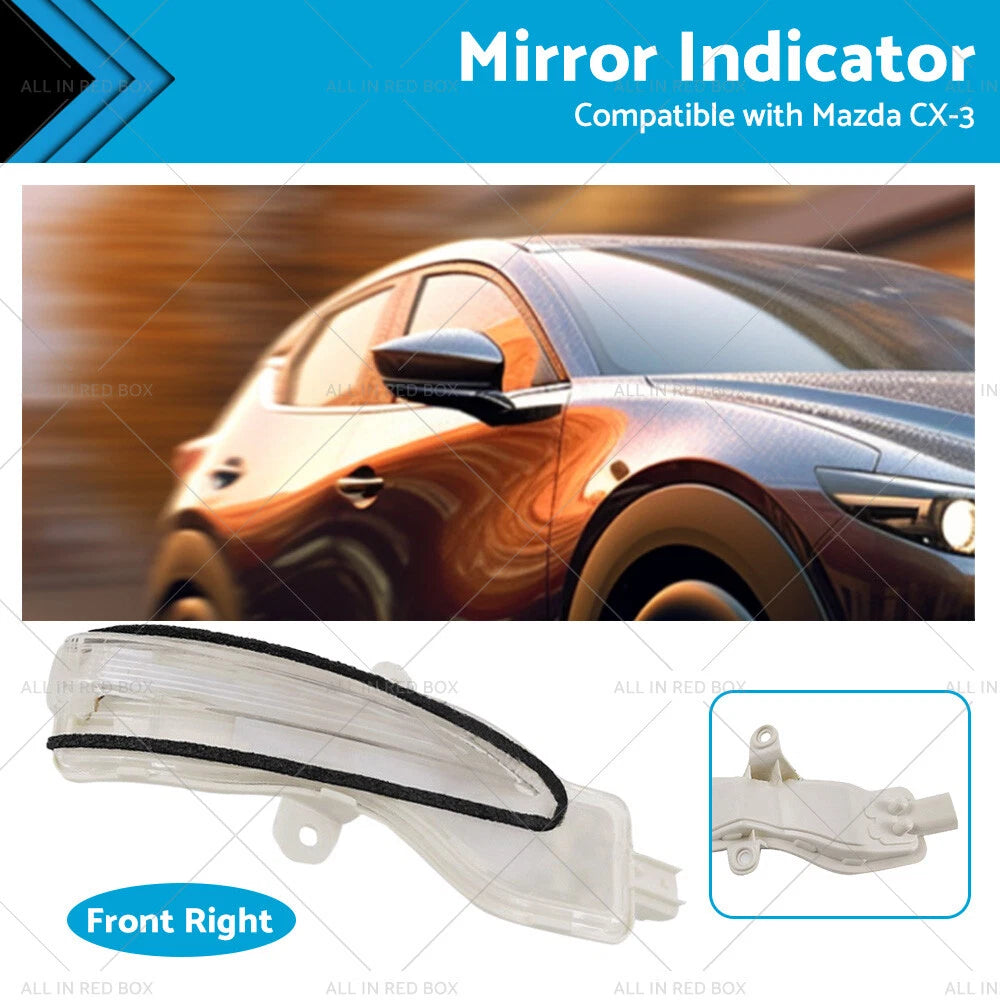 Right Side Mirror Light Indicator for Mazda CX-3 2015-2022