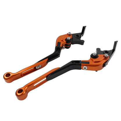Orange Extendable Brake Clutch Levers for Honda CBR1000RR, CB1000R (2004-2016)