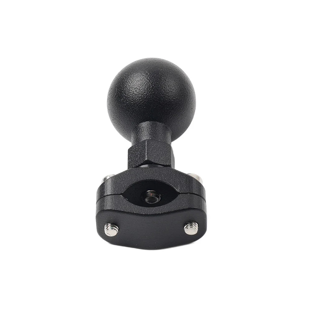 Universal Motorcycle GPS Phone Holder Bracket Clamp Stand - Steel