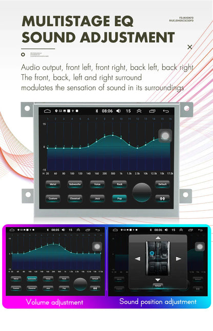 8.4'' Car Stereo GPS Navigation for Jeep Grand Cherokee (2014-2022)
