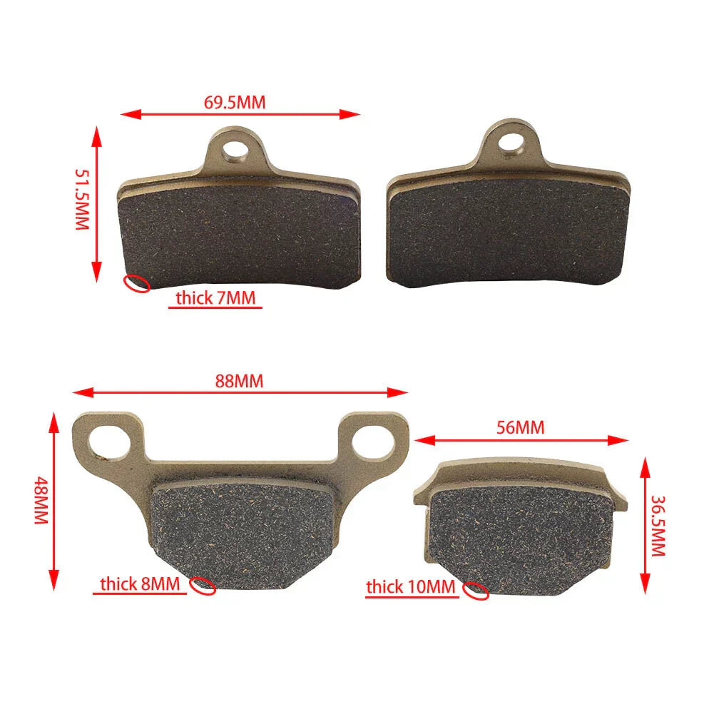 Brake Pads for APRILIA RS4 50/125 4T AJP Caliper (2011-2020)