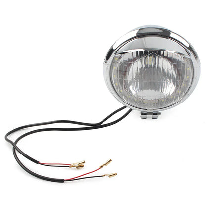 Fog Light Lamp for Harley Honda Suzuki Motorcycle Chrome