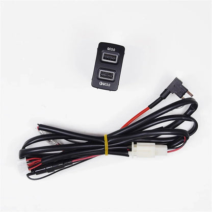 18W Dual-USB QC3.0 Fast Car Charger for Honda Acura Civic (2016-2023)