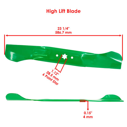Deck Blades with Nuts for MTD Cub Cadet 46 inch (2000–2018)